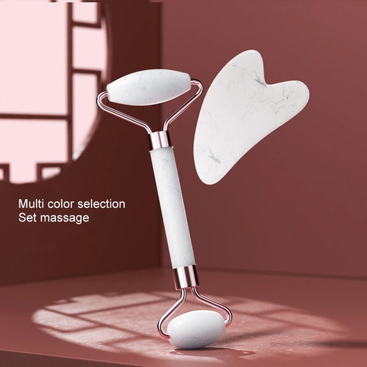 Kit de Masaje Facial y Gua Sha de Resina