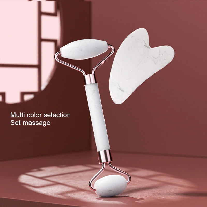 Kit de Masaje Facial y Gua Sha de Resina