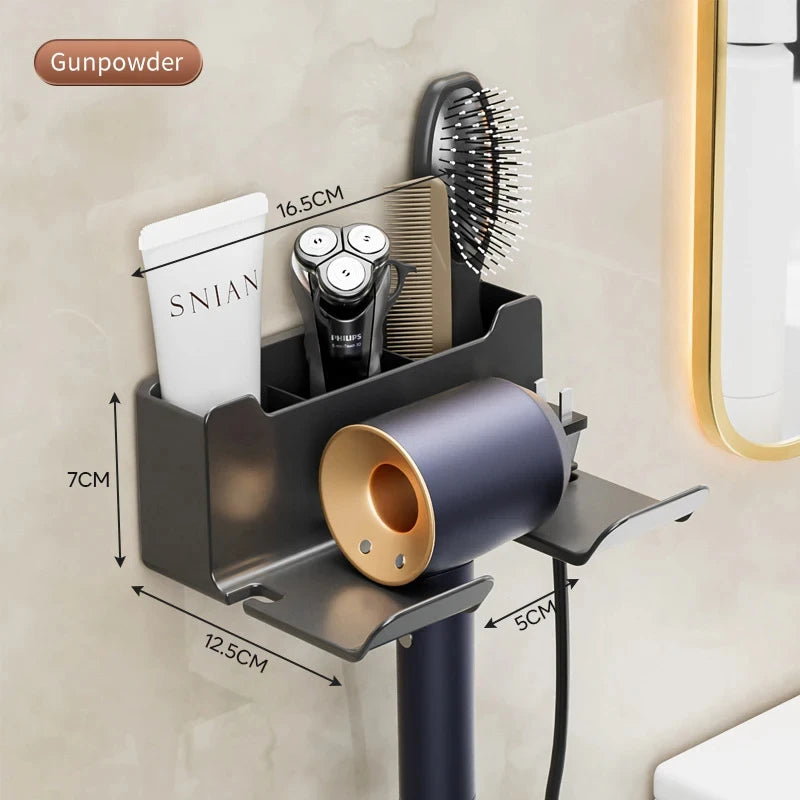 Organizador de baño multifuncional en acabado mate