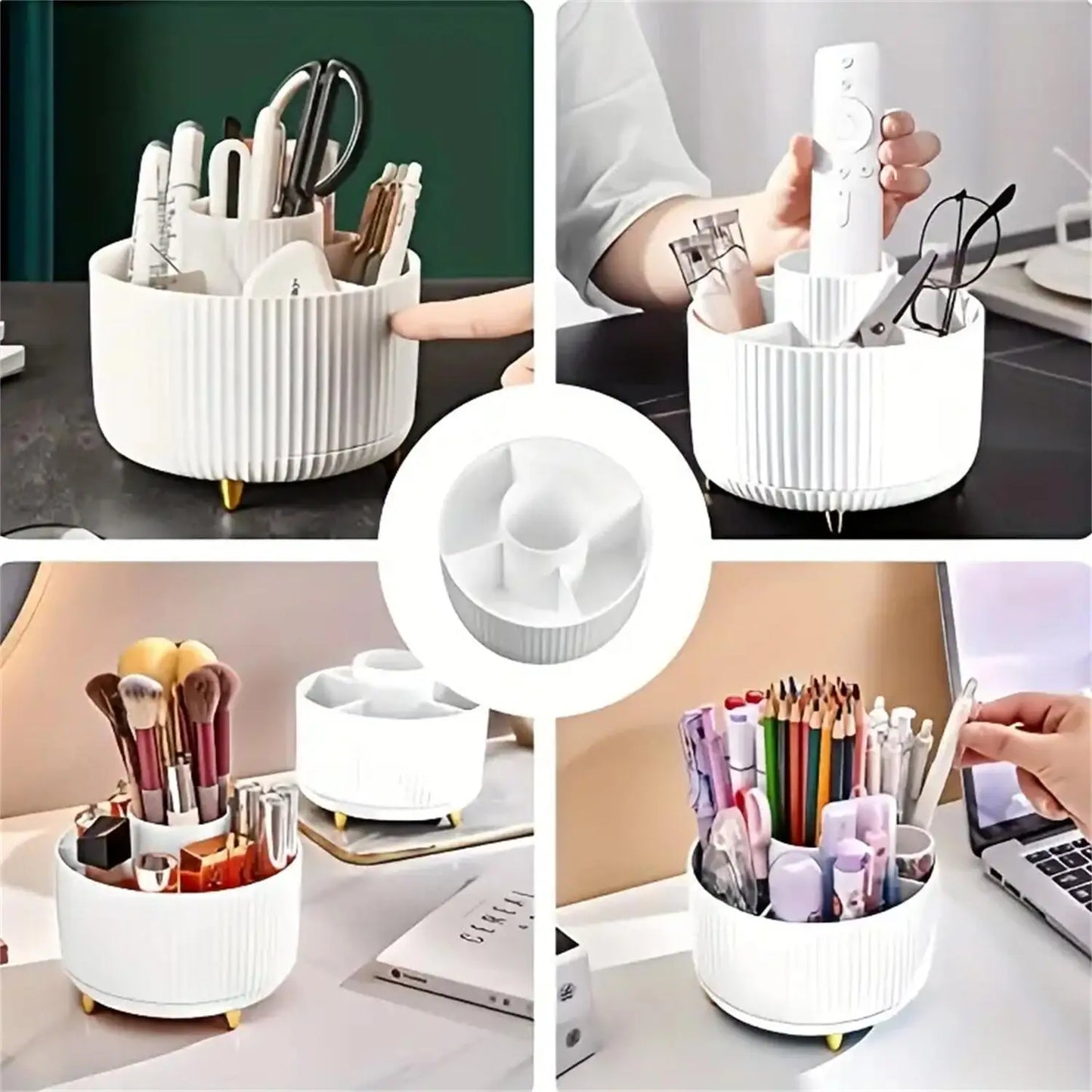 Organizador Giratorio de Belleza 360°