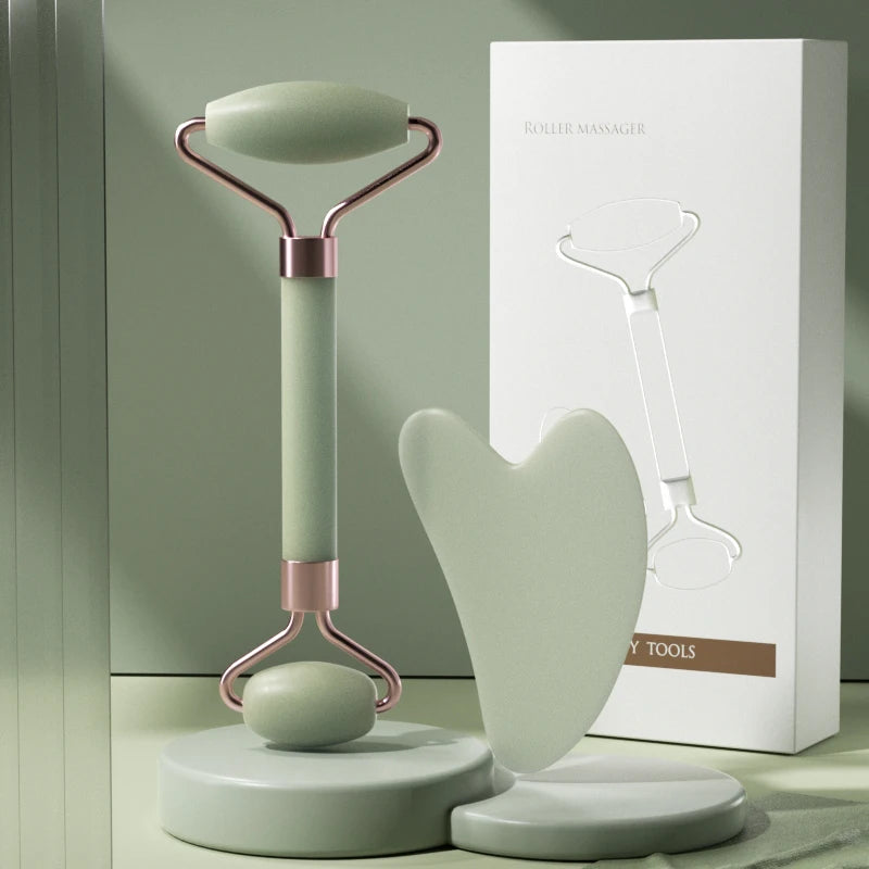 Kit de Masaje Facial y Gua Sha de Resina