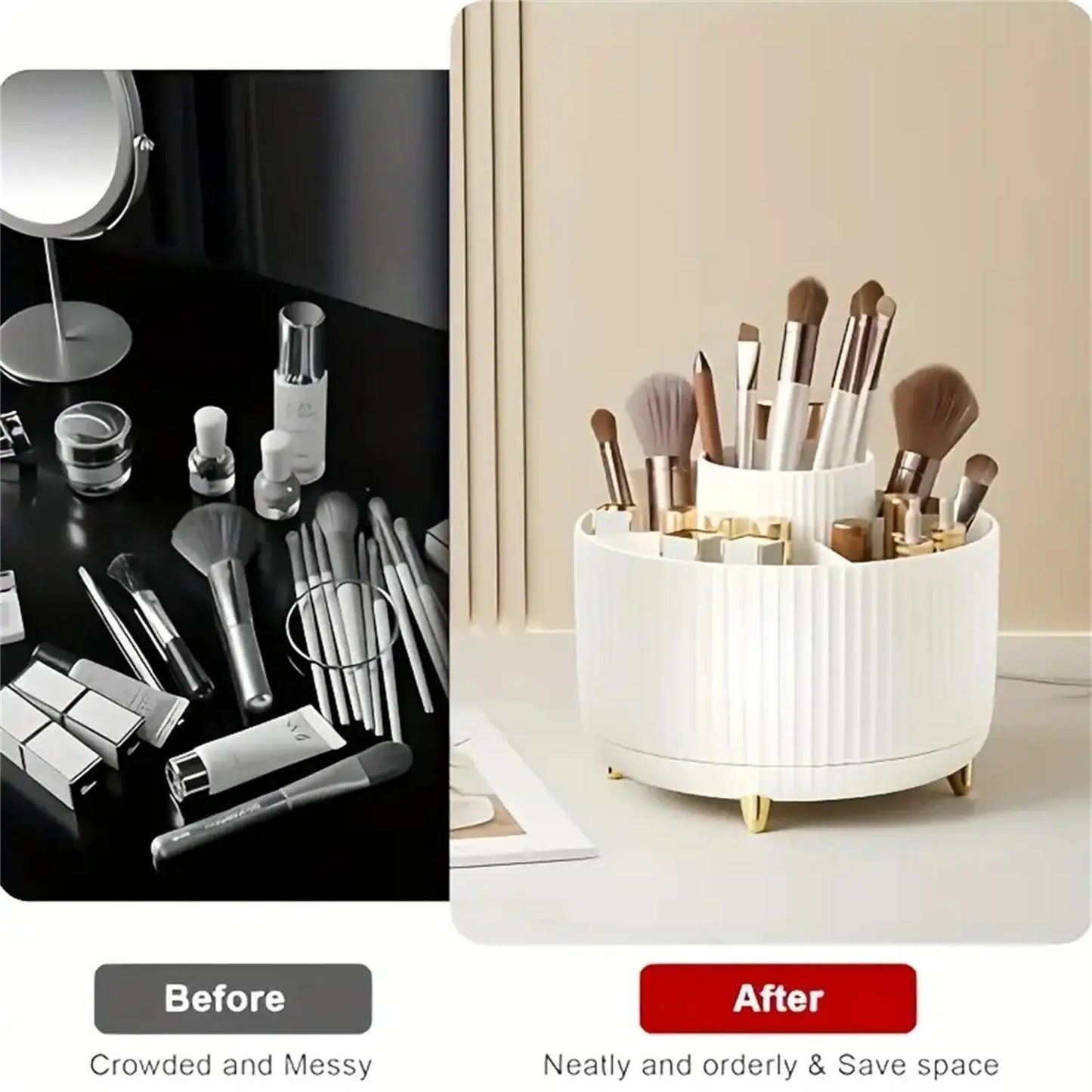 Organizador Giratorio de Belleza 360°