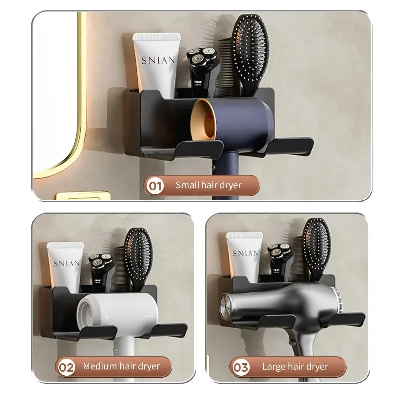 Organizador de baño multifuncional en acabado mate