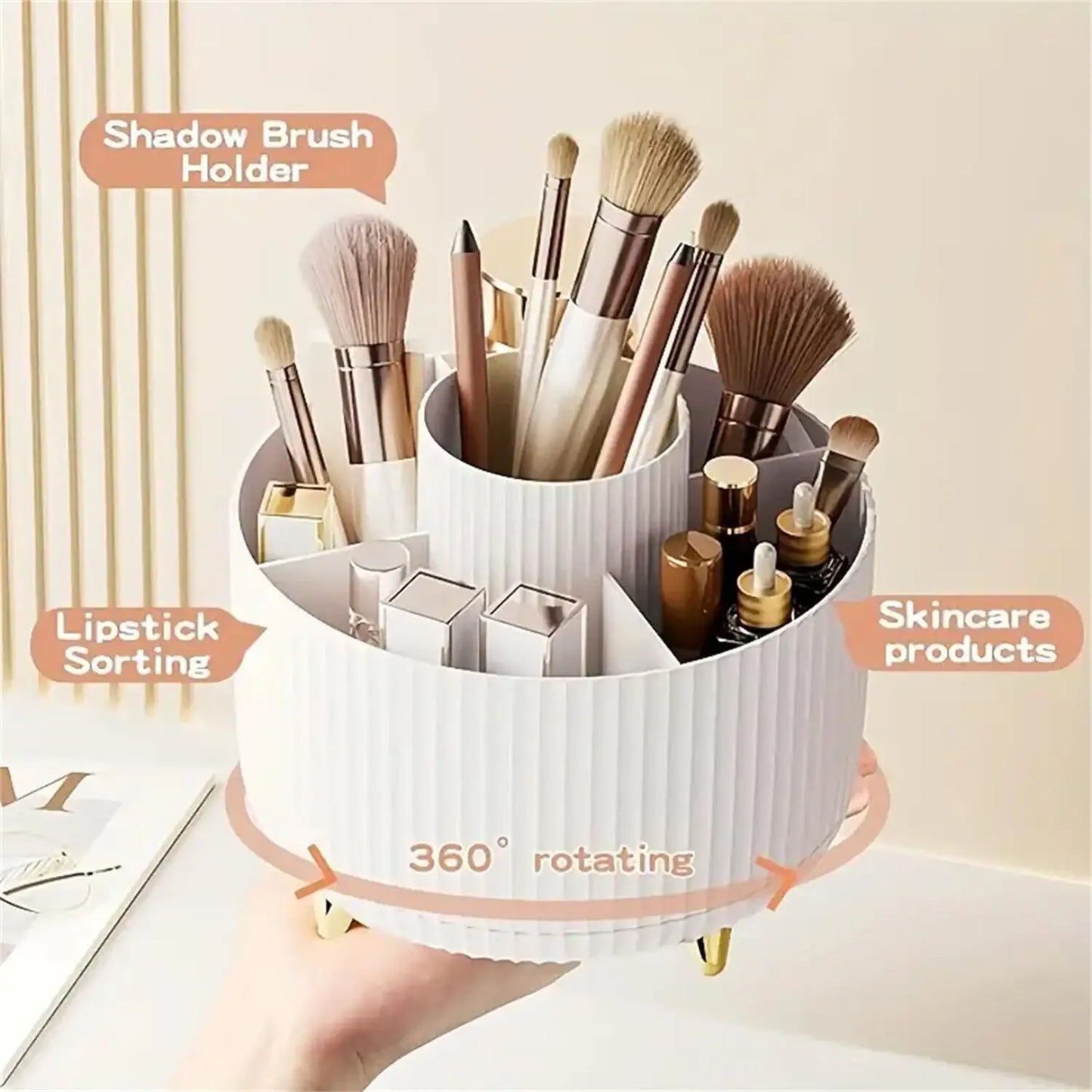 Organizador Giratorio de Belleza 360°
